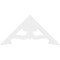 Ekena Millwork Pitch Cornelia Architectural Grade PVC Gable Pediment, 36"W x 18"H x 1"P (12/12) GPP036X018X100CRN - alternate 2